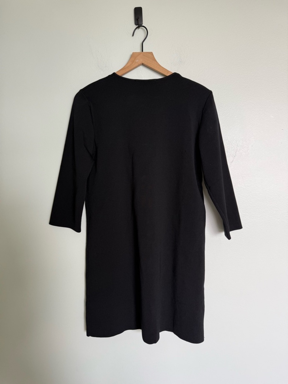 Zara Black Knit Coquette Pink Ribbon Bows Mini Dress - Picture 7 of 8